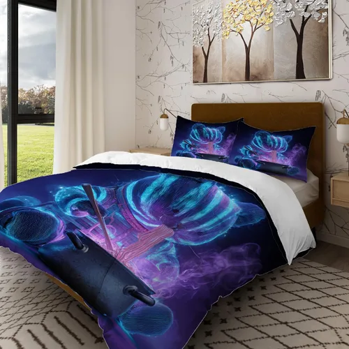 Miniatura 16 de Batmerry Abstract Smooth Lines Twin Size 3 Pieces Bedding Duvet Cover Sets, Soft Fluffy Minimalist Art Soft Hues 100% Cotton Printed Duvet Cover for