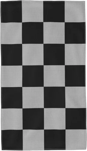 Ouqiuwa Toallas de mano suaves de carreras en blanco y negro de 27.5 x 15.7 pulgadas, toalla de baño fina, regalo de decoración de baño pequeño,