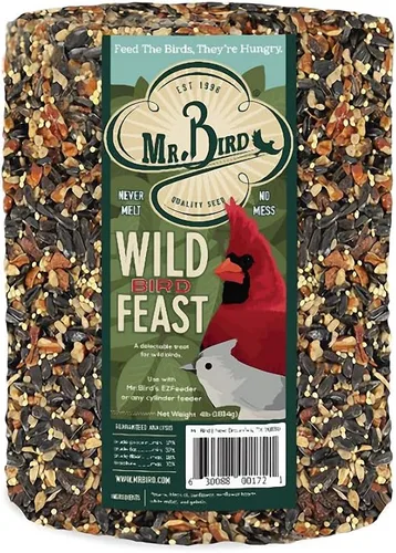 Miniatura 2 de Cilindro de semillas para pájaros silvestres Mr. Bird Wild Bird Feast - 6 de diámetro