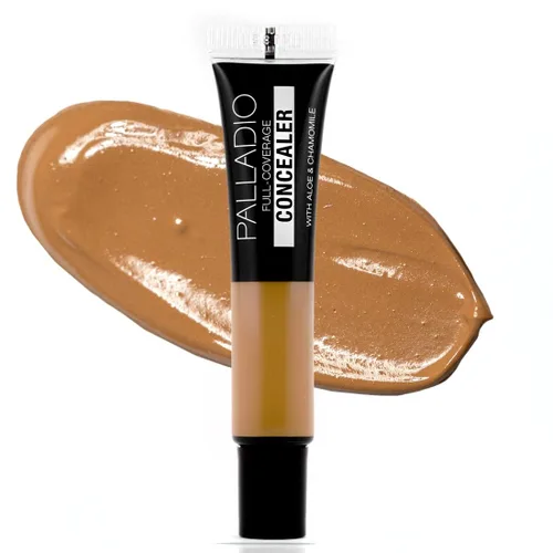 Miniatura 15 de Palladio Corrector de cobertura completa - Fórmula cremosa para rostro y debajo de los ojos, disfraza ojeras, manchas, líneas finas, unifica el tono