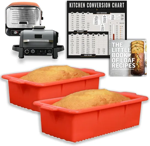 Miniatura 8 de INFRAOVENS Sartenes de silicona para freidora de aire para hornear, molde antiadherente para pasteles Cosori TurboBlaze 9 en 1 de 6 cuartos