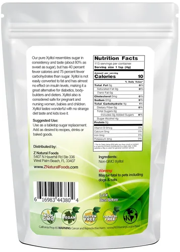 Miniatura 2 de Xylitol - Sustituto alternativo de azúcar edulcorante bajo en calorías - Apto para dieta cetogénica, ideal para café, té, bebidas, batidos, recetas