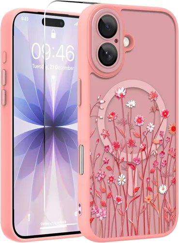 Miniatura 14 de OOK Funda magnética para iPhone 11 [compatible con MagSafe] Funda delgada mate translúcida negra para iPhone 11, funda protectora de lente de Negro