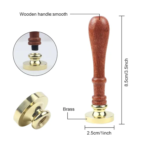 Miniatura 2 de Kit de sellos de cera de Navidad, sellos de cera de Navidad con mango de madera, 120 cuentas de sello de cera, cuchara para derretir cera y velas