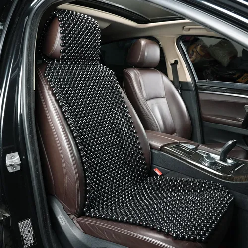 Miniatura 2 de Fundas de asiento para coches y camiones con cuentas naturales refrescantes, duraderas, con cuentas de 18 mm, fundas para asientos de coche