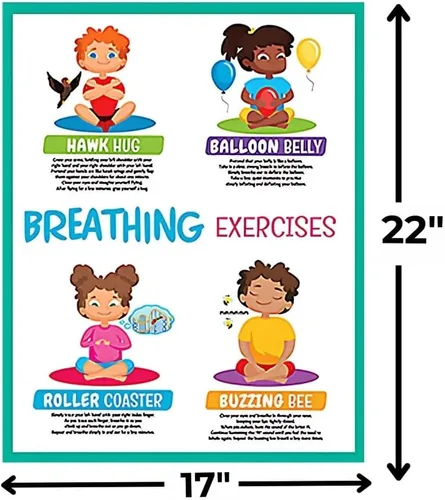 Miniatura 3 de Fun Express Pósters de manejo de la ira – Gestión del comportamiento en el aula – Póster educativo para un bienestar emocional eficaz y niños – 6