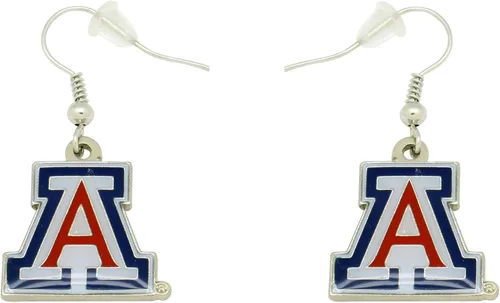 Miniatura 7 de aminco NCAA Pendientes colgantes con logo de la NCAA para adultos unisex