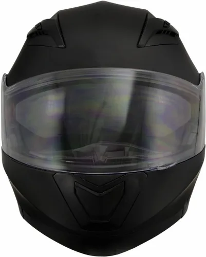 Miniatura 9 de Milwaukee Performance Helmets MPH9803DOT - Casco modular de motocicleta ionizado negro mate avanzado con visera desplegable