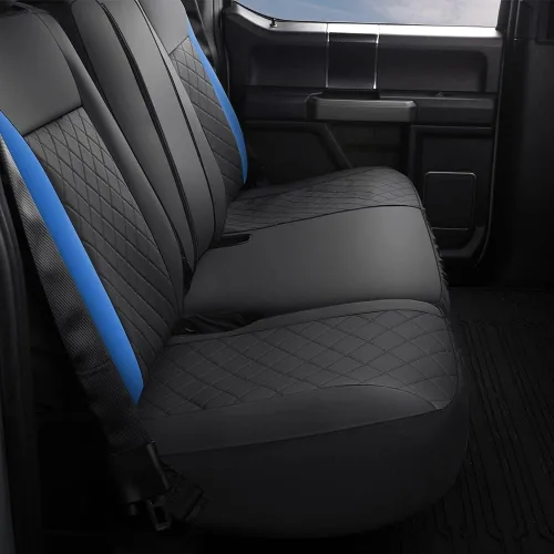 Miniatura 4 de GIANT PANDA Juego completo de fundas de asientos de automóvil con ajuste personalizado para Ford F150 2009-2025 y 2017-2025 F250 F350 F450 Super