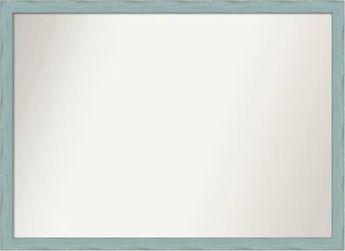 Miniatura 10 de Amanti Art Espejo de pared, espejo de marco de madera rústica azul cielo para decoración de pared o uso como espejo de baño para sobre el fregadero