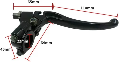 Miniatura 4 de Conjunto de palanca de embrague de freno de motocicleta de 7/8 pulgadas para Honda CR XL XR CRF XR80 XR100 CRF70 CRF50 CRF80 CRF100 CRF150 Pit Dirt