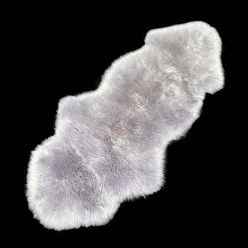 Miniatura 11 de WL&ALLEN Alfombra grande de piel de oveja auténtica gruesa y exuberante de 3 pulgadas de pelo, lujosas pieles australianas Alfombras de lana