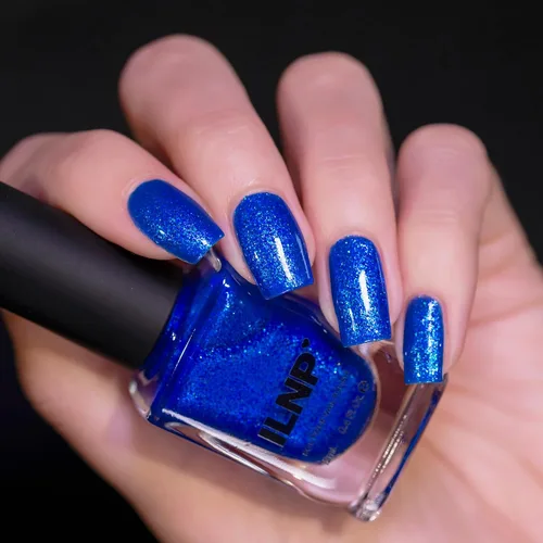 Miniatura 3 de ILNP Sea Glass - Esmalte de uñas brillante azul cobalto profundo