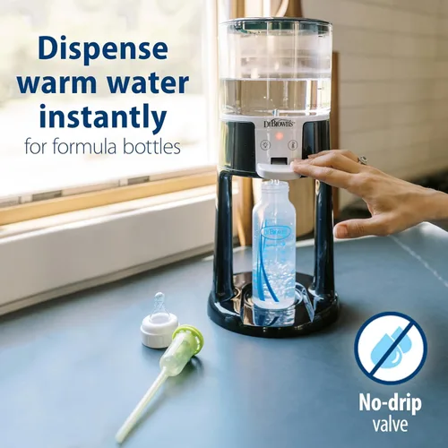 Miniatura 2 de Dr. Brown's Insta-Prep Dispensador de agua tibia con jarra de mezcla de fórmula para bebés, 36 onzas, color negro