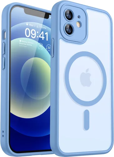 Miniatura 15 de CANSHN Funda magnética compatible con iPhone 17 Pro, mejorada [protección completa de la cámara] [compatible con Magsafe] [mate translúcido] funda