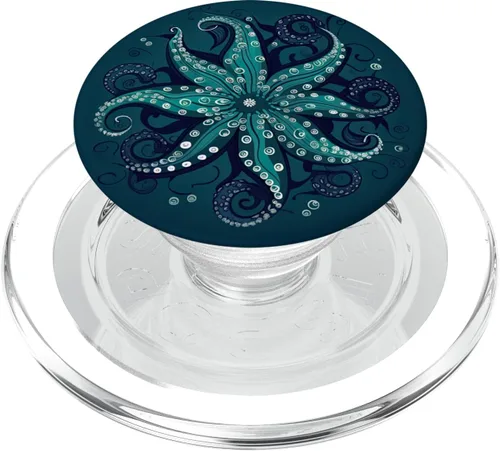 Miniatura 8 de Pulpo calamar tentáculos Ocean PopSockets estándar PopGrip