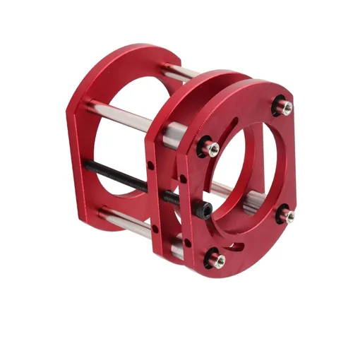 Miniatura 9 de ViaGasaFamido Router Lift 4 Jaw Lifting Jack Plataforma de sujeción Sistema de elevación de mesa de enrutador (rojo)