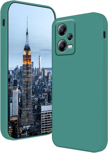 Miniatura 13 de Compatible con Redmi Note 12 Pro Plus Funda de silicona líquida verde oscuro, suave al tacto para Xiaomi Redmi Note 12 Pro Plus Funda de silicona a