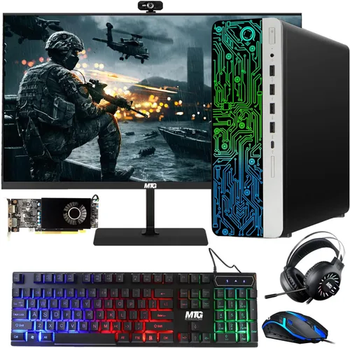 Miniatura 14 de TechMagnet PC de escritorio HP G3 para juegos, Intel Core i7 6ª generación, gráficos RX 550, 16 GB de RAM, SSD de 1 TB Disco duro de 2 TB, monitor