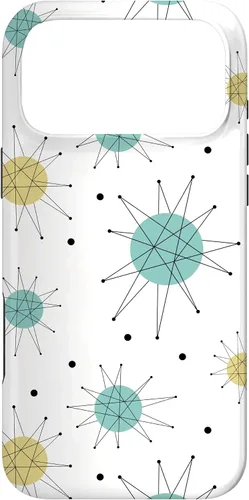 Miniatura 22 de Franciscan Starburst Mid Century Modern Atomic Era Pattern Case for iPhone 17