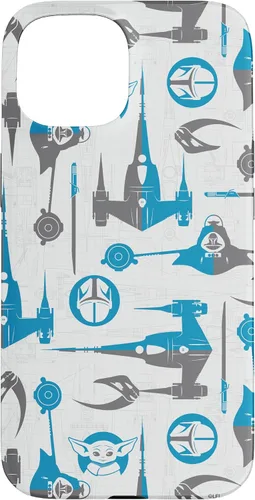 Miniatura 6 de Funda para iPhone 11 Pro Max Star Wars The Mandalorian & Grogu Signets and Starships