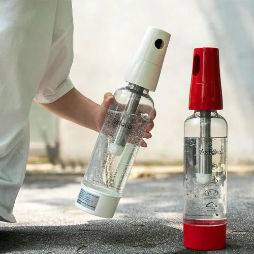 Miniatura 8 de Máquina portátil de agua con gas, fabricante de refrescos de viaje para el hogar y al aire libre, botella de carbonatación de 1 litro, 10 cilindros