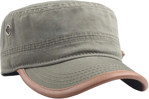 Miniatura 3 de Sombrero de cadete Gorra del ejército sombrero de camionero para papá gorra de béisbol clásica ajustable