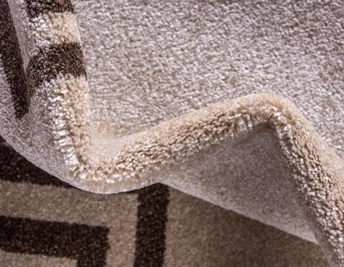 Miniatura 7 de Unique Loom Athens Collection - Alfombra clásica geométrica moderna con diseño de bordes, 5 x 8 pies, beige/marrón Beige y Marrón/Beige