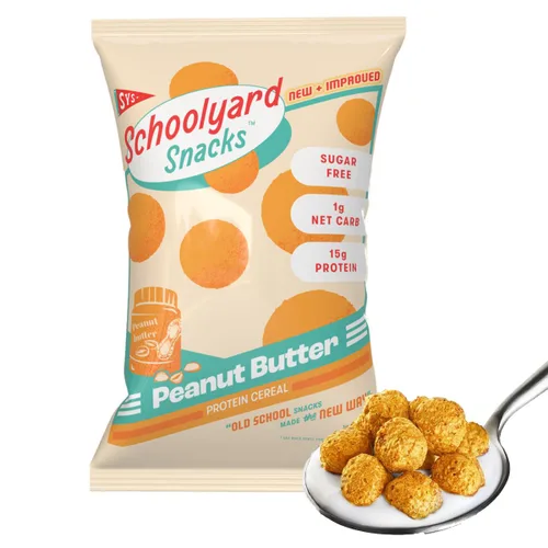Miniatura 7 de Schoolyard Snacks Keto Cereal – Rollo de Canela 12g Proteína, Bajo en Carbohidratos, Bajo en Azúcar, Bajas Calorías Sin Gluten, Sin Granos, Apto