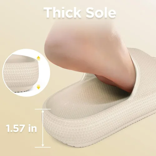 Miniatura 5 de WYSBAOSHU Sandalias deslizantes para niños y niñas, cómodas, antideslizantes, suela gruesa, para verano, ducha, piscina, playa, agua