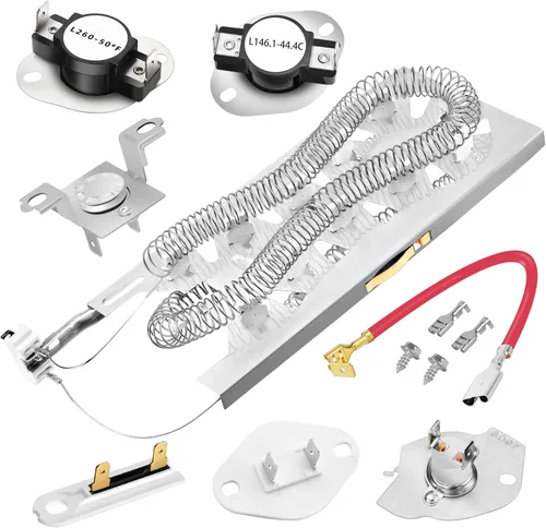 【Actualizado】WP3387747 3387747 Elemento calefactor de secador para Whirlpool Cabrio Duet Kenmore Elite Maytag bravos xl Secador WED5100HW1