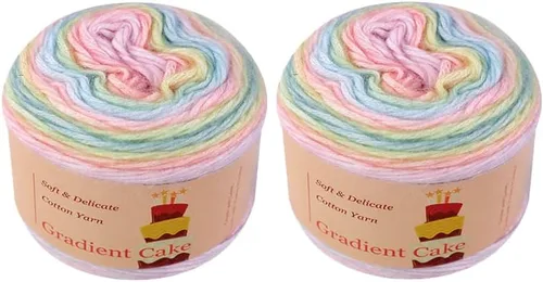 Miniatura 16 de Yonkey Monkey (1152) - Juego de 2 bolas de algodón degradado para tartas