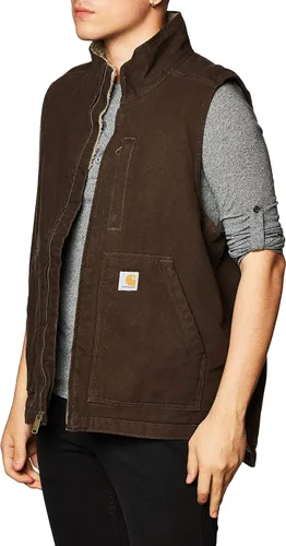 Miniatura 2 de Carhartt - Chaleco de cuello con forro tipo Sherpa para hombre.