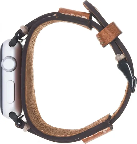 Miniatura 4 de VENOULT - Correa de cuero genuino para Apple Watch de 1.929 in a 1.496 in para Watch Series 11-1, hombre o mujer 1.772 in, 1.732 in, 1.614 in, 1.575