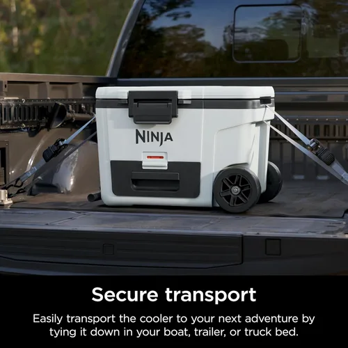 Miniatura 6 de Ninja Enfriador Enfriador FrostVault de 45QT con ruedas Aislado con cajón de almacenamiento Temp Dry Mantiene el hielo frío durante días