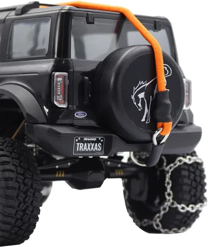 Miniatura 6 de 1/18 1/24 RC Crawler Cuerda de Escape de Fuerza Elástica con Correa de Carrete Cinético y Ganchos para TRX4M K10 SCX24 FCX24 K5 AX24 Actualización