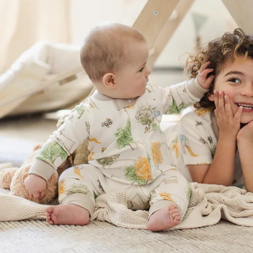 Miniatura 34 de Burt's Bees Baby - Pijama de una pieza para bebé, mameluco para dormir y jugar, algodón 100% orgánico, cremallera frontal