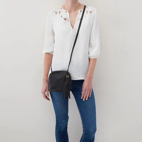 Miniatura 2 de HOBO Nash - Bolso de mano para mujer correa cruzada ajustable con parte inferior plana e interior forrado bolso duradero y hermoso