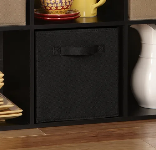 Miniatura 2 de Cajón de tela cúbico ClosetMaid 11469, morado, empaque de 2, Negro, 2