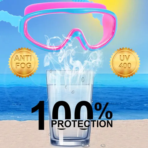 Miniatura 5 de 2 Pack Kids Swim Goggles, Swimming Glasses for Children from 3 to 15 Years Old