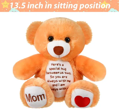Miniatura 4 de Liliful Osos de condolencia para niños y niñas, pérdida de mamá, animal de peluche conmemorativo por la pérdida de mamá, niños y niñas, regalo