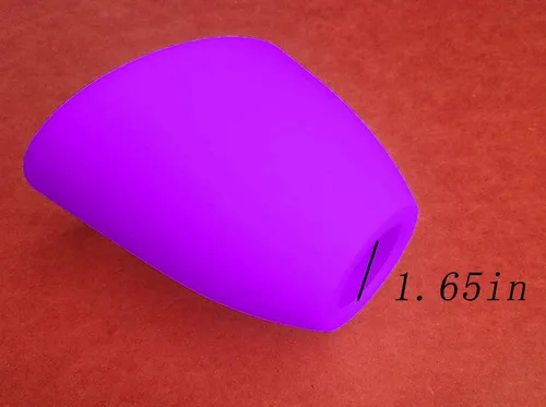 Miniatura 3 de Paquete de 2 pantallas de plástico, 5.7 pulgadas de alto, 4.1 pulgadas de diámetro, adaptador de 1.65 pulgadas, pantalla de plástico de repuesto
