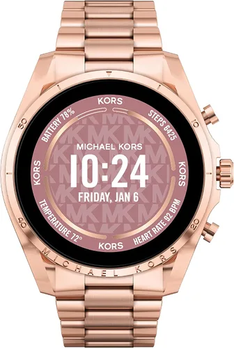 Miniatura 8 de Michael Kors - Reloj inteligente con pantalla táctil Gen 6 con altavoz frecuencia cardíaca oxígeno en la sangre GPS pagos sin contacto