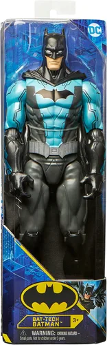 Miniatura 2 de Batman - Figura de acción de Batman de 12 pulgadas (traje negro/azul), juguetes para niños y niñas a partir de 3 años