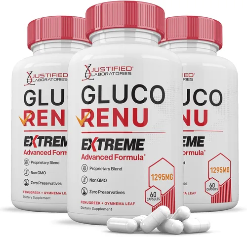 Miniatura 8 de Gluco Renu Extreme 1295MG Glyco Support Píldoras Fórmula Advacned Gluo Renew Soporte de glucógeno formulado con cúrcuma berberina resveratrol ajo