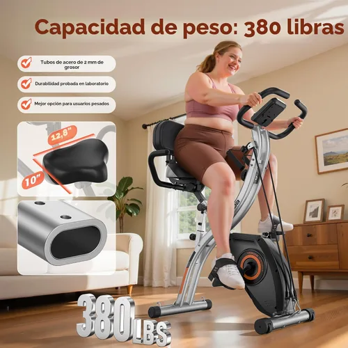 Miniatura 2 de YOSUDA Bicicleta plegable de ejercicio - Bicicleta fija plegable para entrenamiento en el hogar