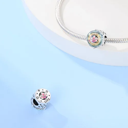 Miniatura 107 de KUNSIR Los abalorios se adaptan a pulseras Pandora para mujer, plata de ley 925, cuentas colgantes de joyería para niñas, dijes de feliz cumpleaños