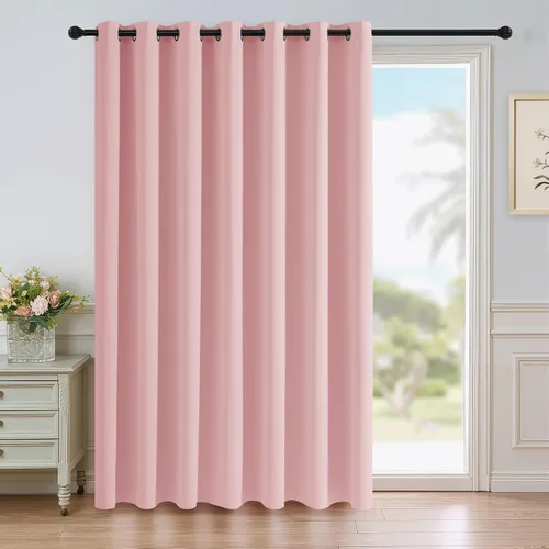 Miniatura 17 de RYB HOME - Cortinas opacas para patio - Cortinas con ojales sólidos, paneles de ventana grandes, eficiencia energética, cortinas de privacidad