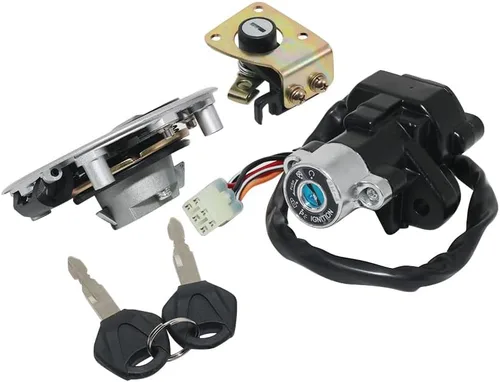 Miniatura 4 de Interruptor de encendido Cubierta de tapa de gas Llave de bloqueo de asiento para Suzuki GSX1200 FSW/FSX, GSX400 FSV/FSK1(GK7B) Inazuma para Suzuki