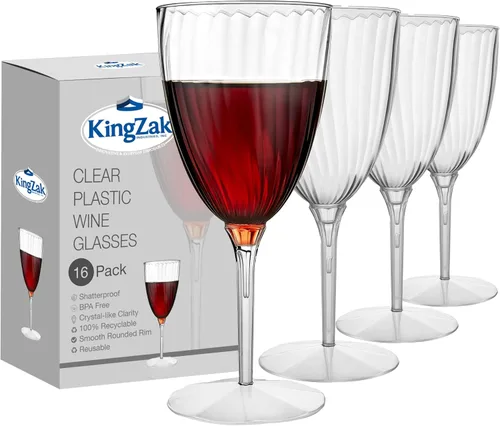 Miniatura 7 de Lillian Tablesettings Copas de champán prémium de 6 onzas, vasos desechables de plástico duro transparente, 1 pieza, 16